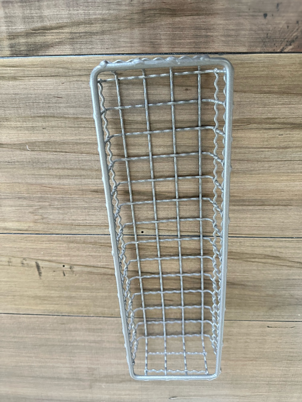 Metal Wire Organizer Basket - Silver